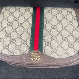 COPY - Gucci Cream and Brown Crossbody Bag with GG Monogram